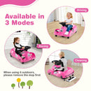 Electric Cleaning Go Kart 12V Ride-On Race Car - Pink - product detail 3