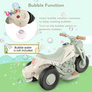 Electric Kid Ride-On Motorcycle with Bubble Maker and Music Button - Beige - product detail 4