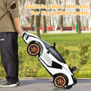 Electric Toy Car with Remote Control & LED Lights for Kids - White - product detail 12