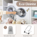 Removable machine washable grey bouncer cover