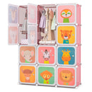 Kids 12-Cube Wardrobe, Baby Dresser Armoire – product image 12