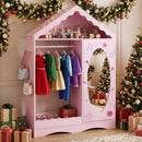 Kids Clothing Rack with Mirror, Children Dress Up Center – product image 3