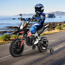 Licensed Aprilia Kids' Ride-On Motorcycle with 2 Training Wheels - product detail 2