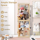 300L Large Stuffed Animal Storage, Space-saving Toy Storage Organiser w/Open Top & Elastic Cords – product image 3