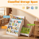 2-in-1 Kids Bookshelf & Toy Storage Organizer, Storage Rack – product image 6