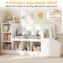 Car-Shaped Kids Bookshelf with Reading Nook, Kids Bookcase – product image 5