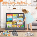 5 Tier Kids Bookshelf, Toddler Book Display Storage Shelves – product image 4