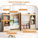 Toy Storage Organizer with Full-Length Mirror and 4-Tier Sling Shelves – product image 4