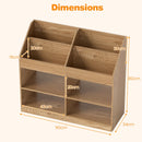 3-Tier Kids Bookshelf, Montessori Cube Bookcase for Nursery, Classroom – product image 3
