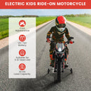 Licensed Aprilia Kids' Ride-On Motorcycle with 2 Training Wheels - product detail 3