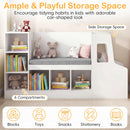 Car-Shaped Kids Bookshelf with Reading Nook, Kids Bookcase – product image 6