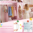 Kids Clothing Rack with Mirror, Children Dress Up Center – product image 5