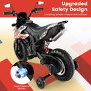 Licensed Aprilia Kids' Ride-On Motorcycle with 2 Training Wheels - product detail 9