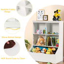 Kids Bookshelf, 3-Tier Toy Storage Organiser for Children w/4 Open Compartments and 1 Box – product image 7