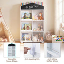 House Shaped Kids Bookshelf, Toy Storage Organizer – product image 8
