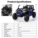 12V 2-Seater Kids' Ride-On Car with Light Music & Electric Remote Control - product detail 6