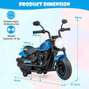 6V Kids Electric Motorcycle with Training Wheels & LED Headlights - product detail 8