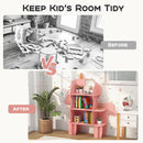 Bookcase for Kids, 3-Tier Toy Storage Organizer with Open Storage Shelves – product image 7