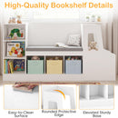 Car-Shaped Kids Bookshelf with Reading Nook, Kids Bookcase – product image 9