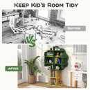 Bookcase for Kids, 2-Tier Toy Storage Organizer with Open Storage Shelves – product image 7
