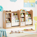 Toy Storage Organizer with Full-Length Mirror and 4-Tier Sling Shelves – product image 10