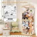 300L Large Stuffed Animal Storage, Space-saving Toy Storage Organiser w/Open Top & Elastic Cords – product image 7