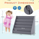5 Tier Kids Bookshelf, Toddler Book Display Storage Shelves – product image 8