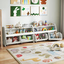 Kids Toy Storage Box, Children Wooden Bookcase with 2 Movable Drawers – product image 3