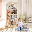 300L Large Stuffed Animal Storage, Space-saving Toy Storage Organiser w/Open Top & Elastic Cords – product image 8