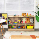 Kids Bookshelf & Toy Shelf, Storage Cabinet w/ 5 Compartments for Organizing Toys, Dolls – product image 9
