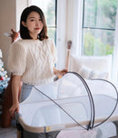 Rever Bebe Dream On Me Bassinet Co Sleeper Charcoal Grey