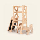 My Duckling JALA Deluxe solid wood learning tower with Duck stool