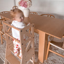 Child using My Duckling JALA adjustable learning tower