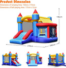 5-in-1 inflatable jumping castle detail