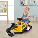 3-in-1 Kid Ride-On Tractor with Adjustable Arms and Music - Yellow - product detail 1