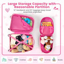 Kid luggage set featuring a 33 cm backpack and 48 cm suitcase with large storage capacity for organized travel.