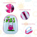 Kids luggage set featuring a pink owl design, durable ABS material, and comfortable straps for easy travel.