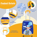  kids luggage rolling backpack