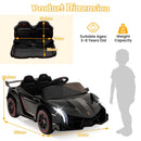 Licensed Lamborghini 4WD Kids' Ride-On Sports Car for Kids - Black - product detail 3