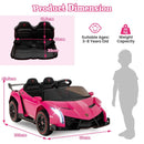 Licensed Lamborghini 4WD Kids' Ride-On Sports Car for Kids - Pink - product detail 3