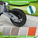 12V Kids Motorcycle with Training Wheels and Spring Suspension - Green - product detail 7