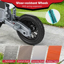 12V Kids Motorcycle with Training Wheels and Spring Suspension - Red - product detail 18