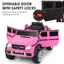 12V Ride-On Car Licensed Mercedes Benz with Remote Control and Lights - Pink - product detail 16