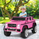 12V Ride-On Car Licensed Mercedes Benz with Remote Control and Lights - Pink - product detail 7