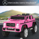 12V Ride-On Car Licensed Mercedes Benz with Remote Control and Lights - Pink - product detail 2