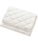 Leander Linea and Luna top mattress protector in white, model 404163-03