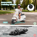 Licensed VESPA 12V Kids Electric Motorcycle with Dual Motors - White - product detail 13