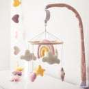 Living Textiles Bohemian Bliss musical mobile – lifestyle with mobile and coordinating accessories