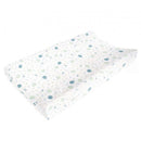 Living Textiles organic muslin change pad cover in Banana Leaf print