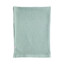Living Textiles cotton bassinet cellular blanket in Sage
